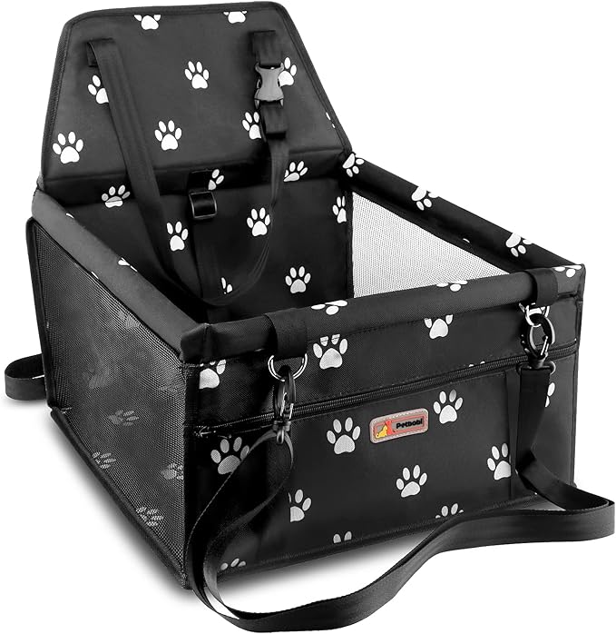 Petbobi Pet Reinforce Car Booster Seat for Dog Cat